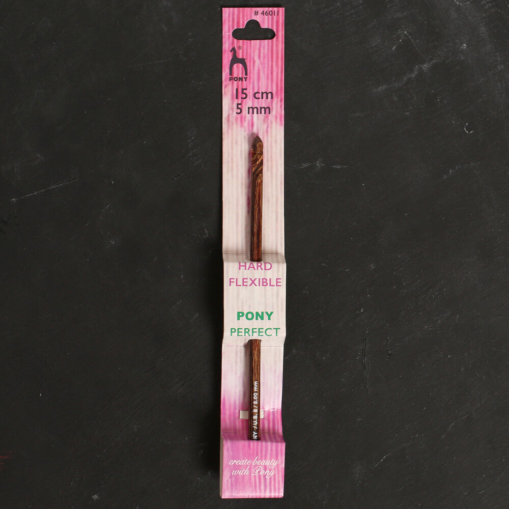 Pony Perfect 5 mm 15 cm Ahşap Yün Tığ - 46011